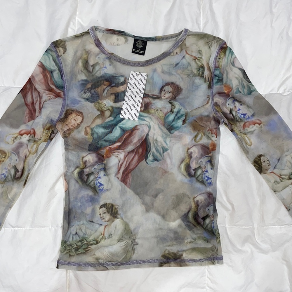 Urban Outfitters Angels Mesh Top